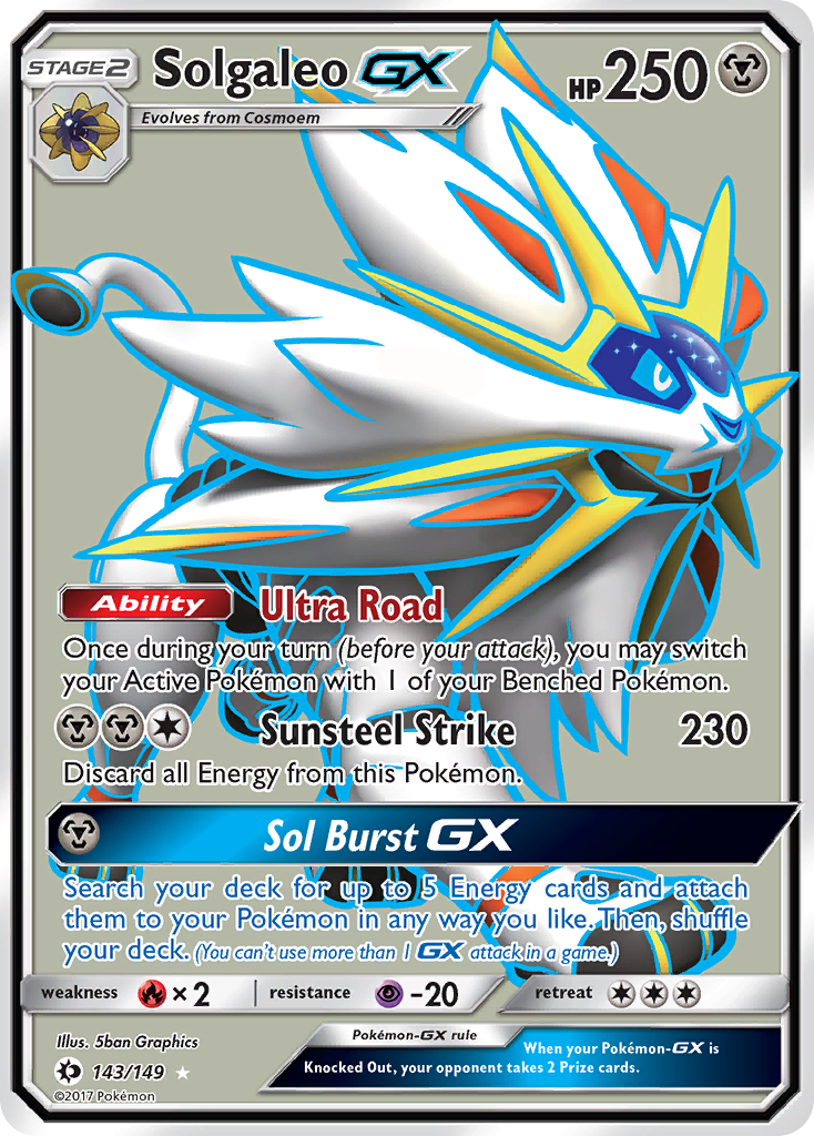 Solgaleo GX (143/149) [Sun & Moon: Base Set] | GnG Games