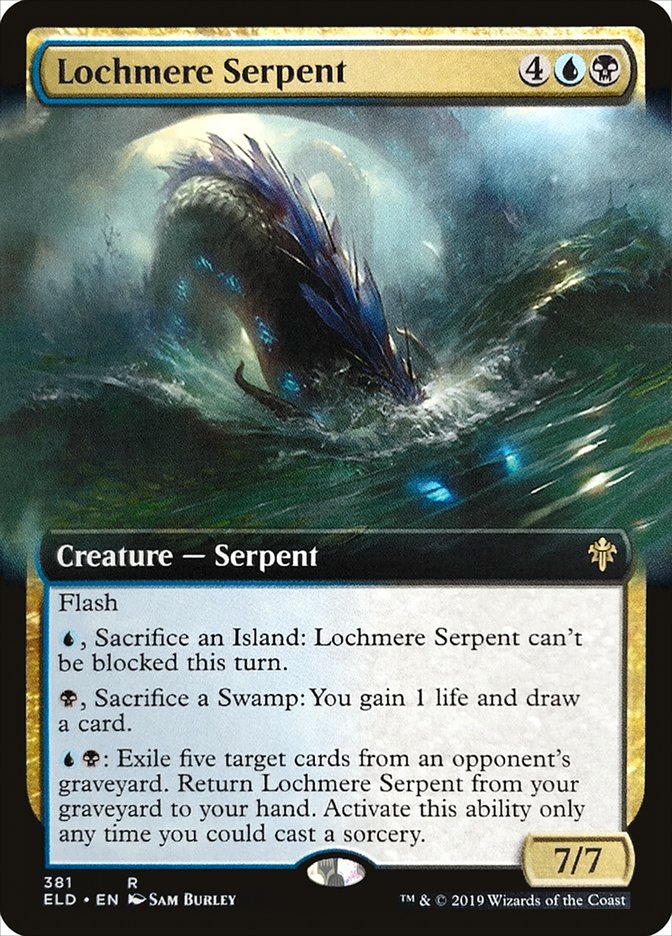 Lochmere Serpent (Extended Art) [Throne of Eldraine] | GnG Games