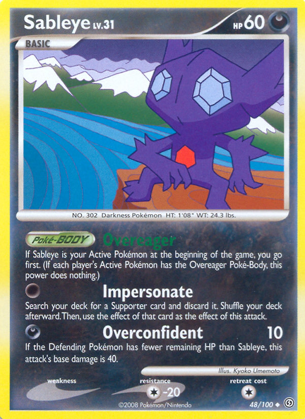 Sableye (48/100) [Diamond & Pearl: Stormfront] | GnG Games