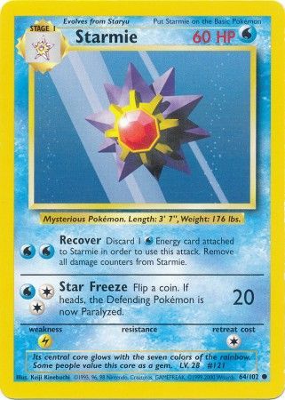 Starmie (64/102) [Base Set Unlimited] | GnG Games