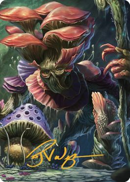 Myconid Spore Tender Art Card (Gold-Stamped Signature) [Commander Legends: Battle for Baldur's Gate Art Series] | GnG Games