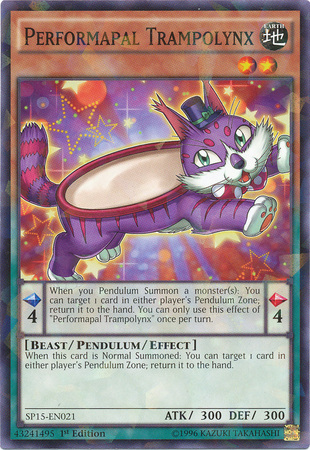 Performapal Trampolynx [SP15-EN021] Shatterfoil Rare | GnG Games