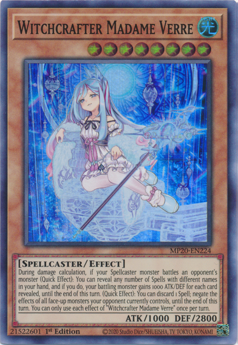 Witchcrafter Madame Verre [MP20-EN224] Super Rare | GnG Games