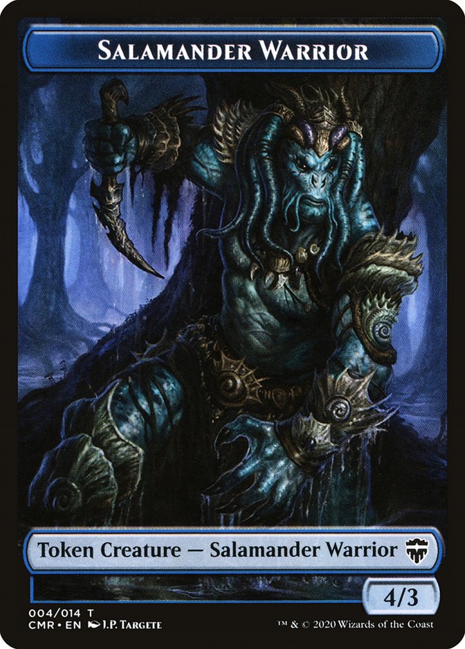 Salamander Warrior Token [Commander Legends Tokens] | GnG Games