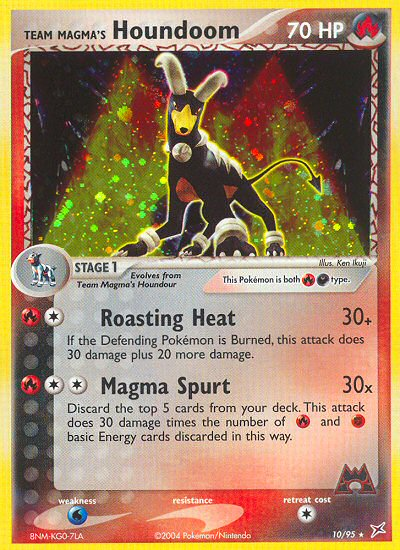 Team Magma's Houndoom (10/95) [EX: Team Magma vs Team Aqua] | GnG Games