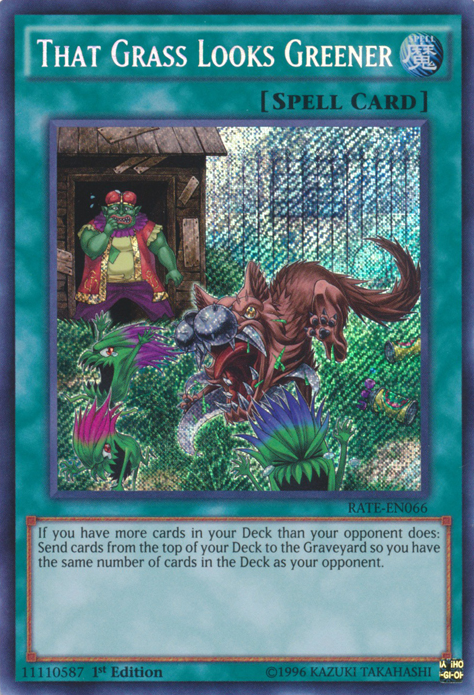 That Grass Looks Greener [RATE-EN066] Secret Rare | GnG Games