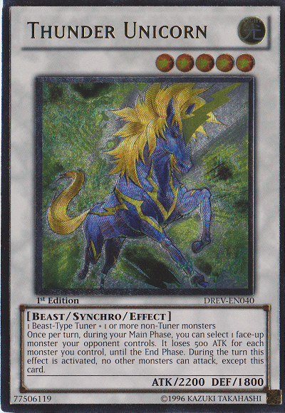 Thunder Unicorn (UTR) [DREV-EN040] Ultimate Rare | GnG Games