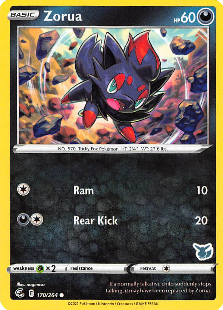 Zorua (170/264) (Eevee Deck) [Battle Academy 2022] | GnG Games