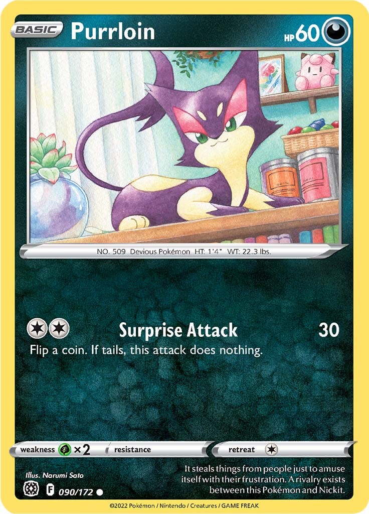 Purrloin (090/172) [Sword & Shield: Brilliant Stars] | GnG Games