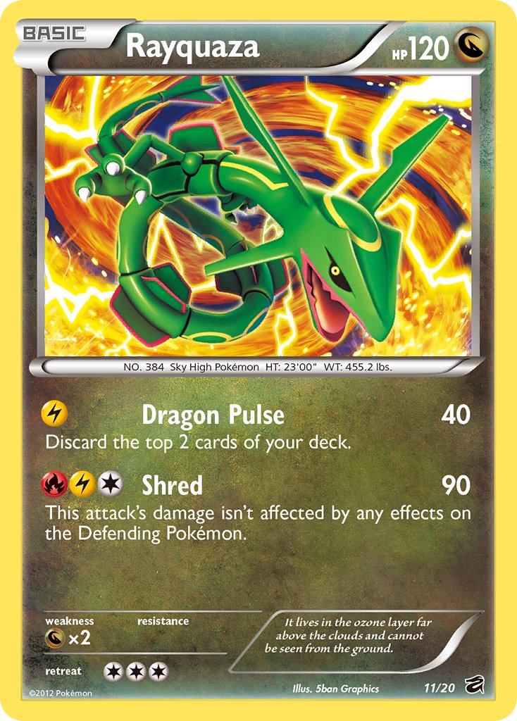 Rayquaza (11/20) (Blister Exclusive) [Black & White: Dragon Vault] | GnG Games