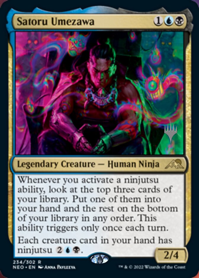 Satoru Umezawa (Promo Pack) [Kamigawa: Neon Dynasty Promos] | GnG Games