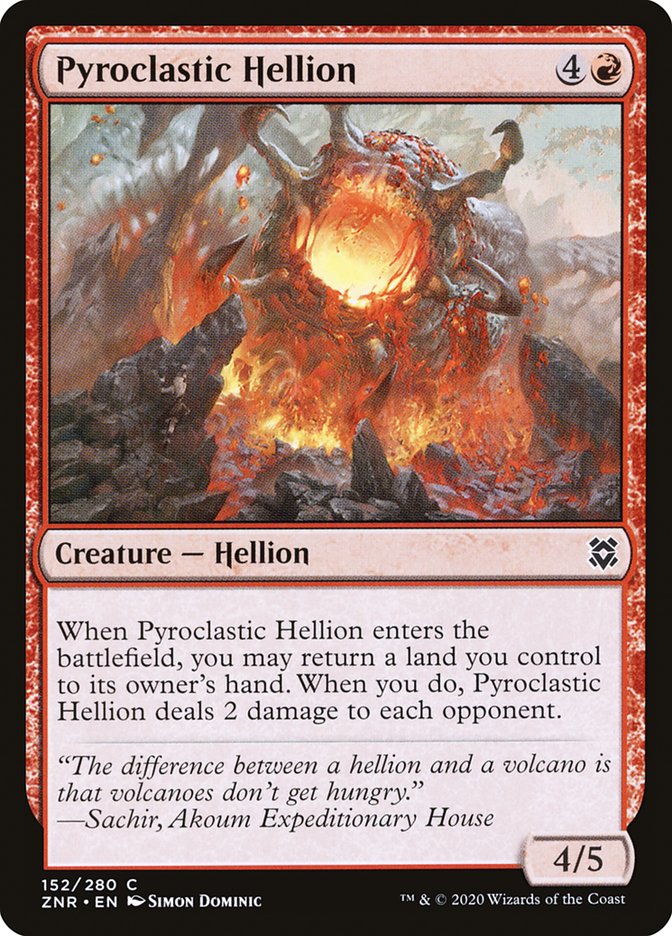 Pyroclastic Hellion [Zendikar Rising] | GnG Games