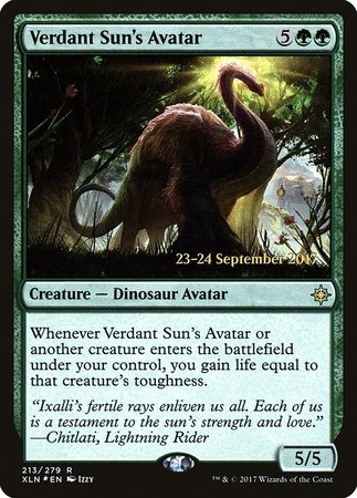 Verdant Sun's Avatar [Ixalan Promos] | GnG Games