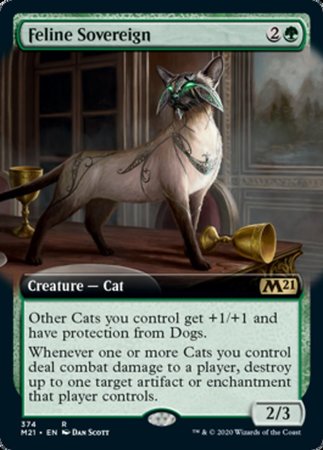 Feline Sovereign (Extended Art) [Core Set 2021] | GnG Games