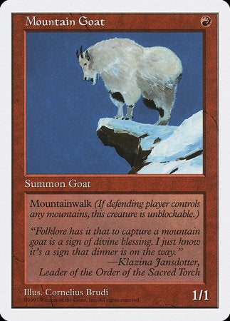 Mountain Goat [Fifth Edition] | GnG Games
