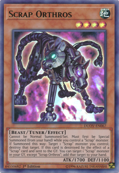 Scrap Orthros [DUOV-EN067] Ultra Rare | GnG Games