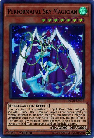 Performapal Sky Magician [INCH-EN047] Super Rare | GnG Games