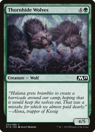 Thornhide Wolves [Core Set 2019] | GnG Games