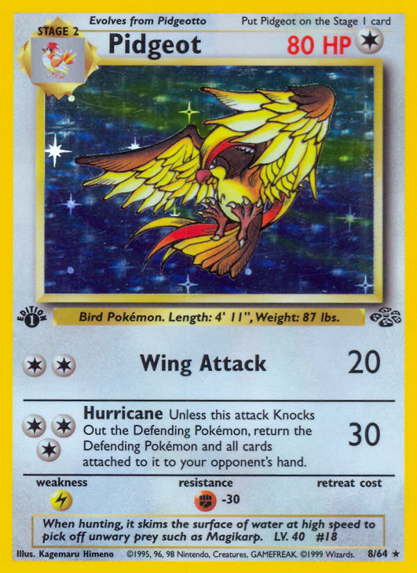 Pidgeot (8/64) [Jungle 1st Edition] | GnG Games