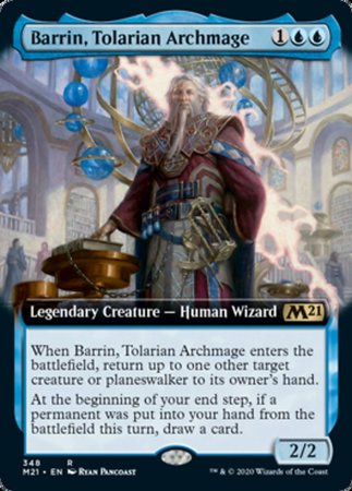 Barrin, Tolarian Archmage (Extended Art) [Core Set 2021] | GnG Games