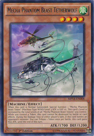Mecha Phantom Beast Tetherwolf [MP14-EN008] Rare | GnG Games