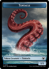 Tentacle // Human (26) Double-Sided Token [March of the Machine Commander Tokens] | GnG Games