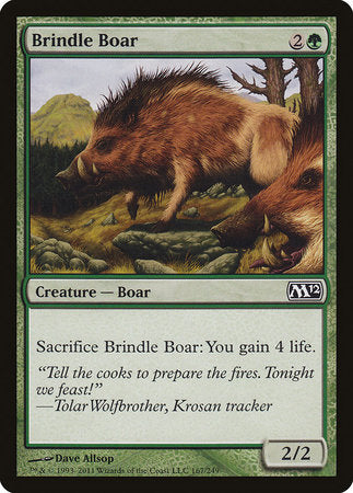 Brindle Boar [Magic 2012] | GnG Games
