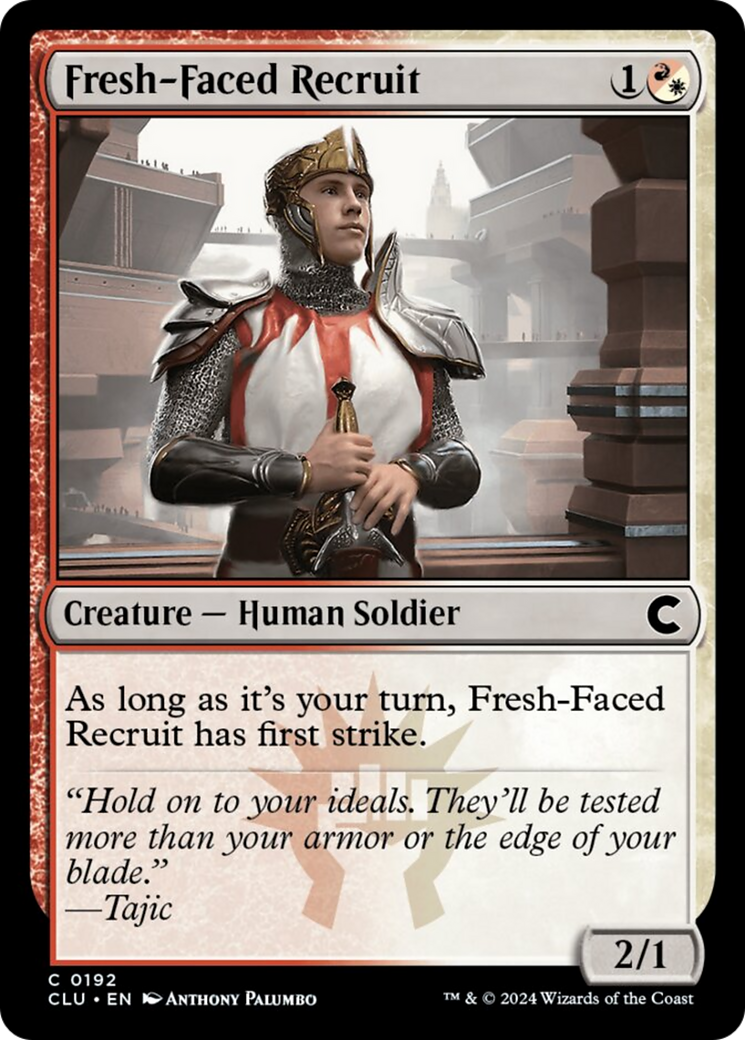 Fresh-Faced Recruit [Ravnica: Clue Edition] | GnG Games