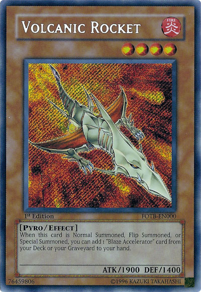 Volcanic Rocket [FOTB-EN000] Secret Rare | GnG Games