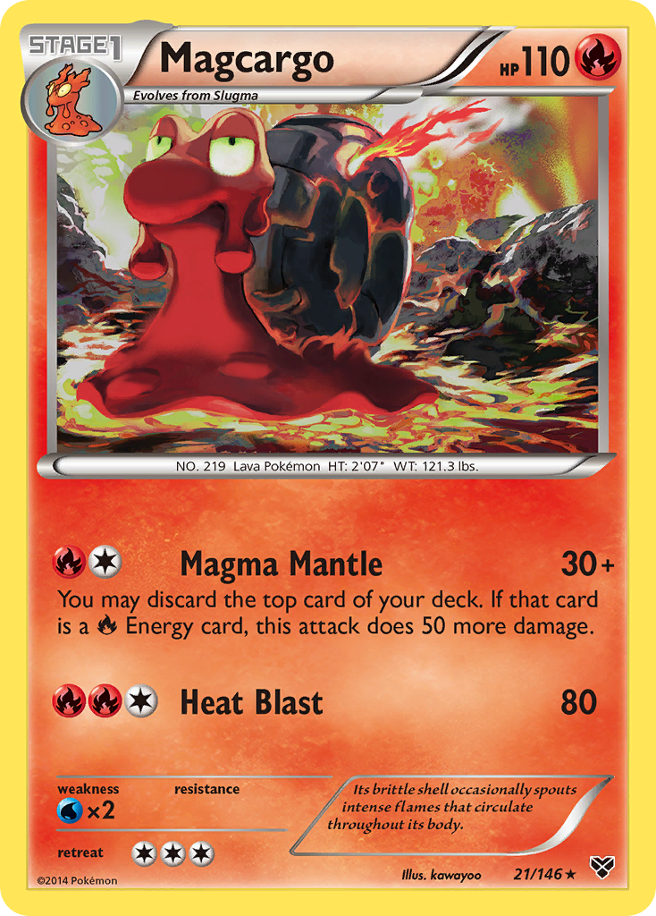 Magcargo (21/146) [XY: Base Set] | GnG Games