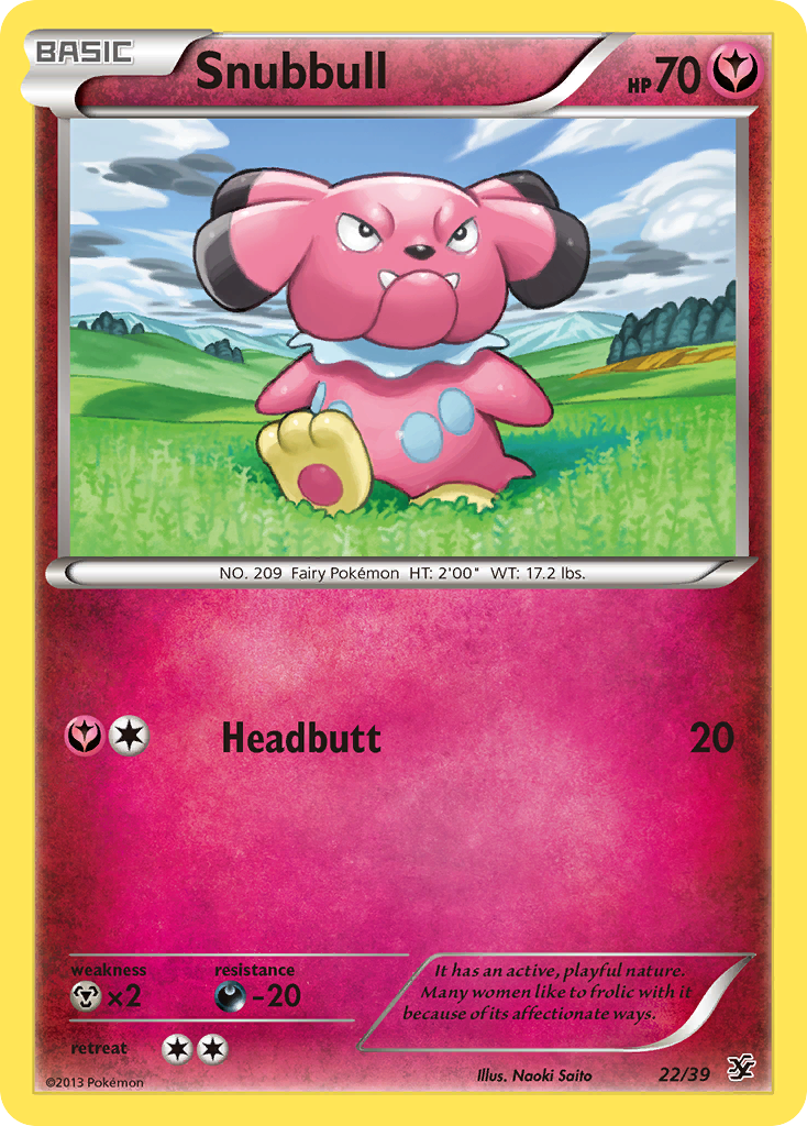 Snubbull (22/39) [XY: Kalos Starter Set] | GnG Games