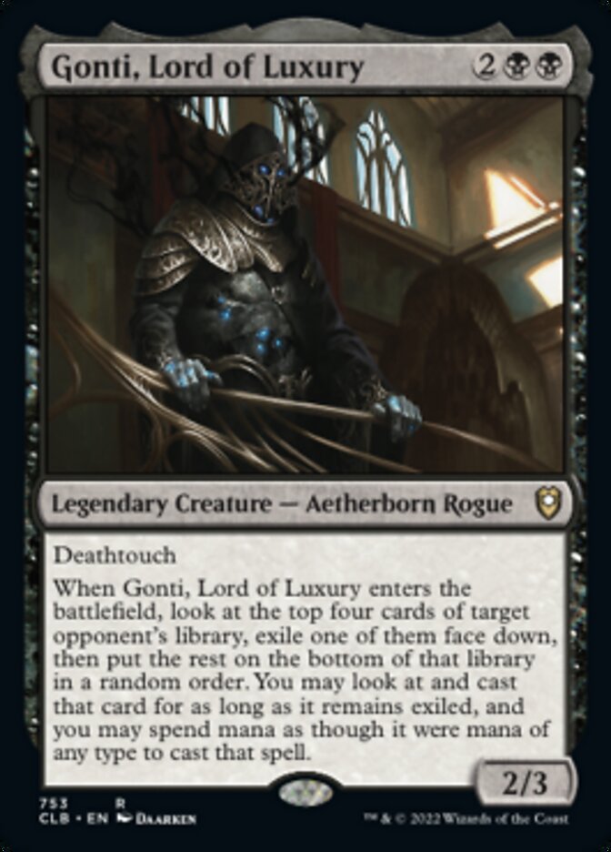 Gonti, Lord of Luxury [Commander Legends: Battle for Baldur's Gate] | GnG Games