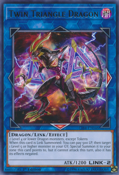 Twin Triangle Dragon [CIBR-EN046] Rare | GnG Games