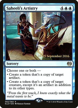 Saheeli's Artistry [Kaladesh Promos] | GnG Games