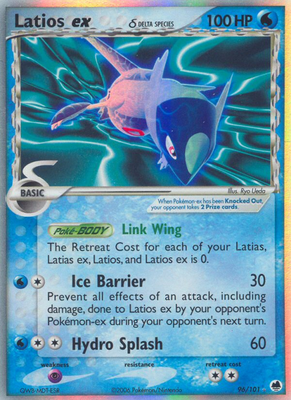 Latios ex (96/101) (Delta Species) [EX: Dragon Frontiers] | GnG Games