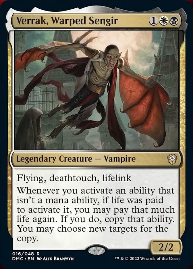 Verrak, Warped Sengir [Dominaria United Commander] | GnG Games
