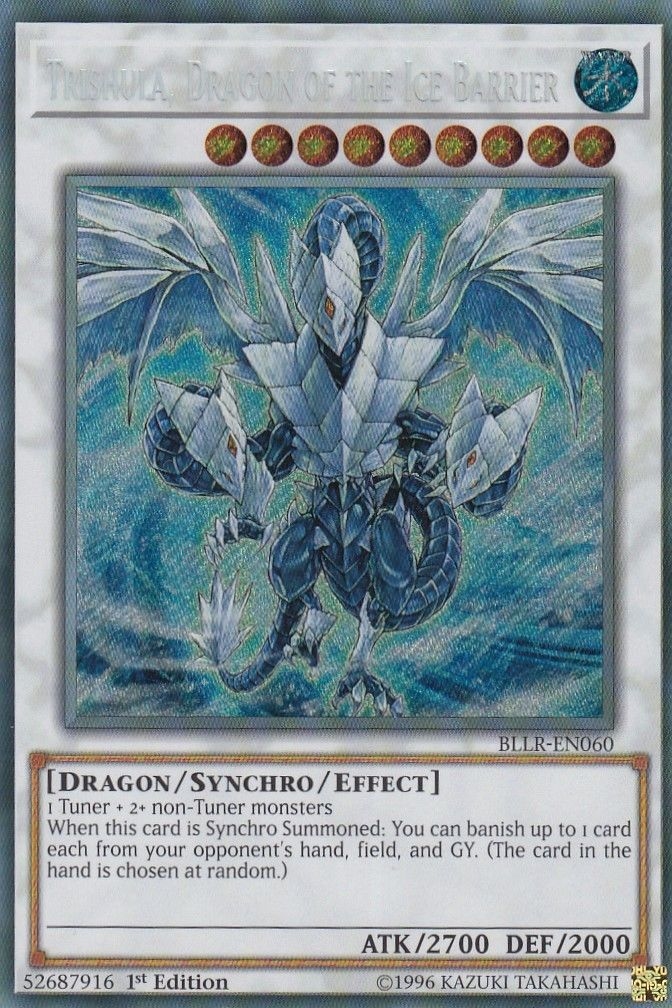 Trishula, Dragon of the Ice Barrier [BLLR-EN060] Secret Rare | GnG Games
