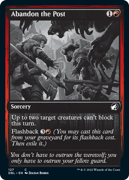 Abandon the Post [Innistrad: Double Feature] | GnG Games