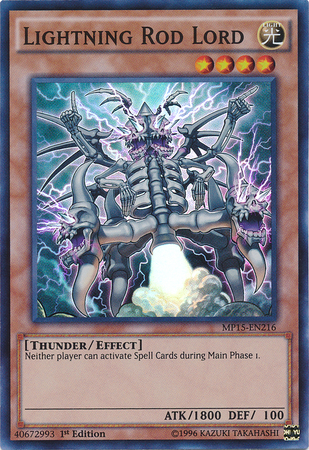 Lightning Rod Lord [MP15-EN216] Super Rare | GnG Games