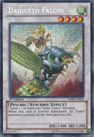 Daigusto Falcos [HA06-EN049] Secret Rare | GnG Games