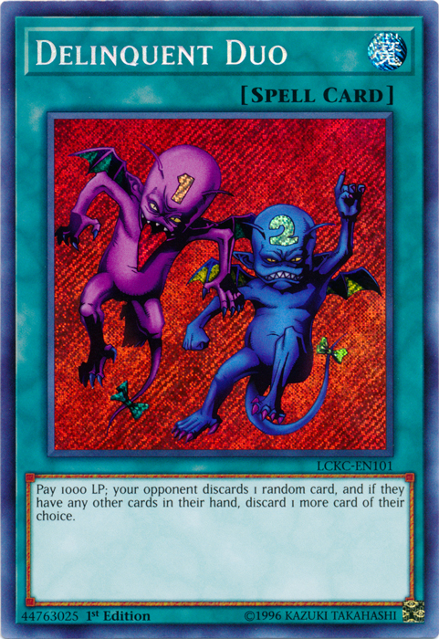 Delinquent Duo [LCKC-EN101] Secret Rare | GnG Games