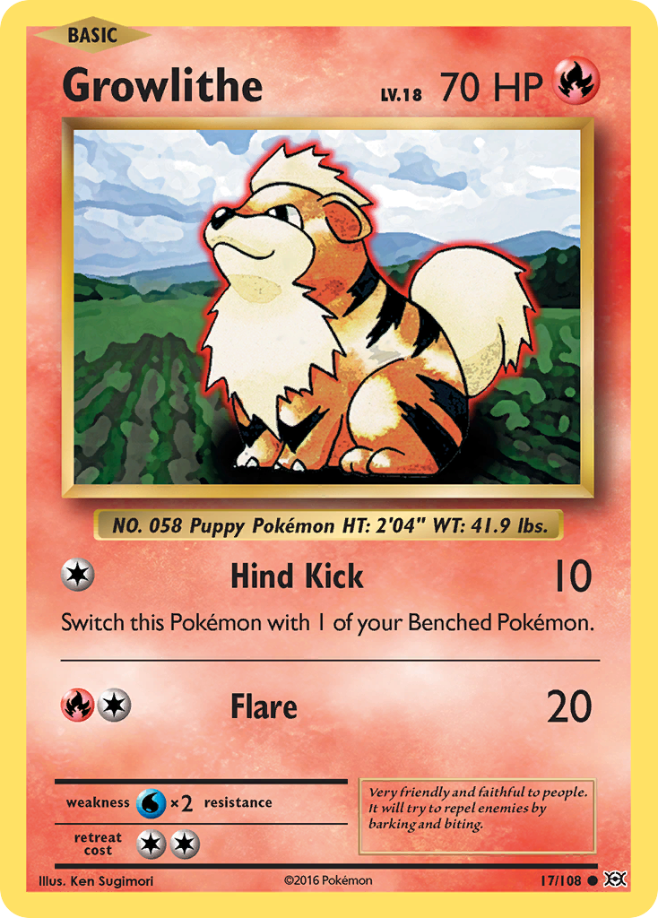 Growlithe (17/108) [XY: Evolutions] | GnG Games