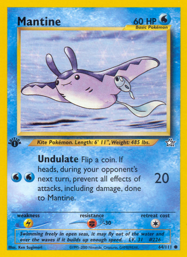 Mantine (64/111) [Neo Genesis 1st Edition] | GnG Games