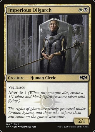 Imperious Oligarch [Ravnica Allegiance] | GnG Games