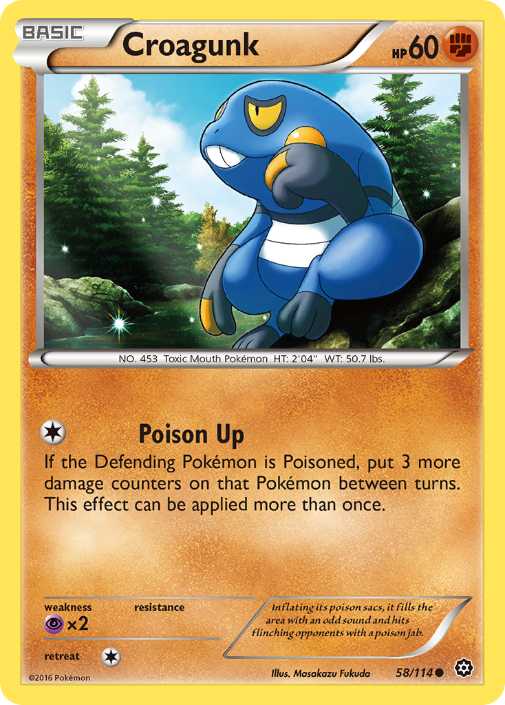 Croagunk (58/114) [XY: Steam Siege] | GnG Games