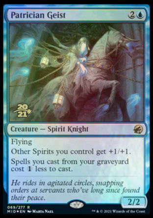 Patrician Geist [Innistrad: Midnight Hunt Prerelease Promos] | GnG Games