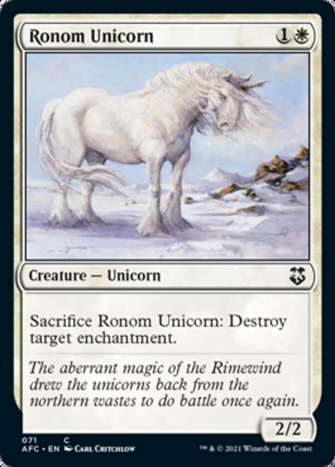 Ronom Unicorn [Dungeons & Dragons: Adventures in the Forgotten Realms Commander] | GnG Games