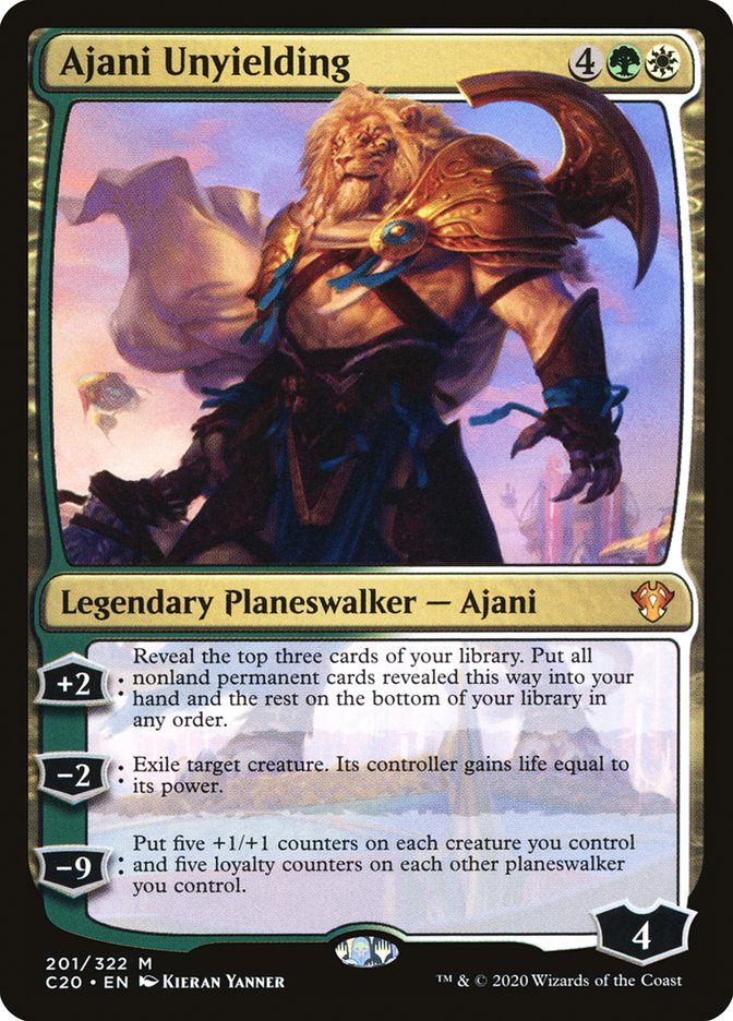 Ajani Unyielding [Commander 2020] | GnG Games