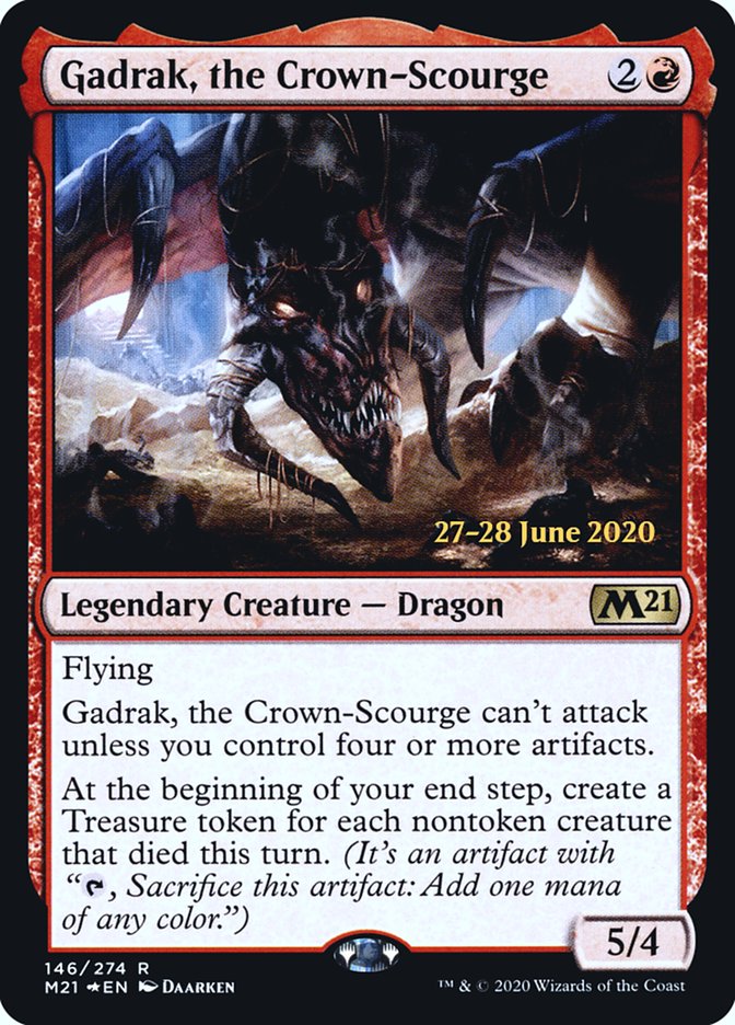 Gadrak, the Crown-Scourge  [Core Set 2021 Prerelease Promos] | GnG Games