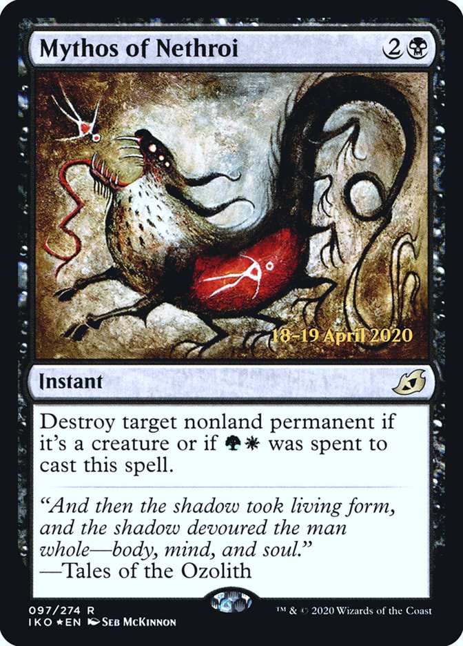 Mythos of Nethroi  [Ikoria: Lair of Behemoths Prerelease Promos] | GnG Games